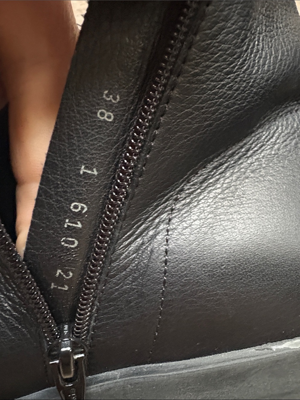 Arche Black Leather Minimalist Ankle Boots Size 38 luxury France designer - Picture 6 of 8